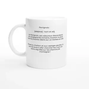 Mug "Les perrignois, rois du charbon et de la pluie" (Perrigny 39570)