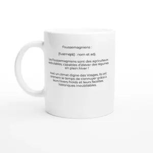 Mug "Foussemagniens : les rois du froid et des légumes !" (Foussemagne 90150)