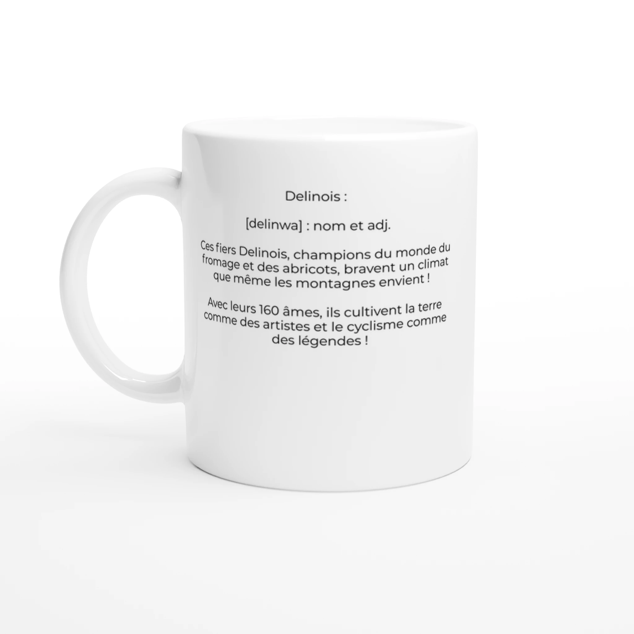 Mug "Delinois : les cyclistes fromagers du montagnard !" (La Demie 70000)