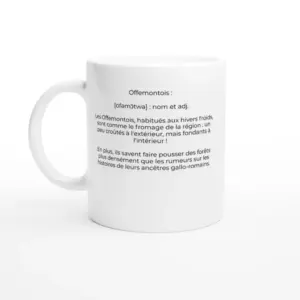Mug "Offemontois : frosty outside, cheesy inside!" (Offemont 90300)
