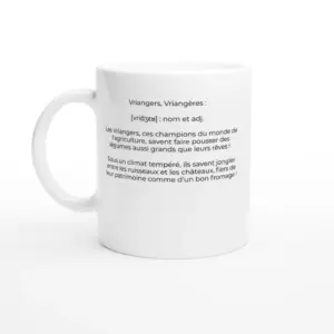 Mug "Vriangers : cultivateurs de rêves et de légumes !" (Vriange 39700)