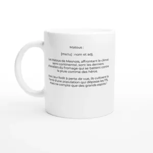 Mug "Mesnois : là où même la pluie a du caractère !" (Mesnois 39130)