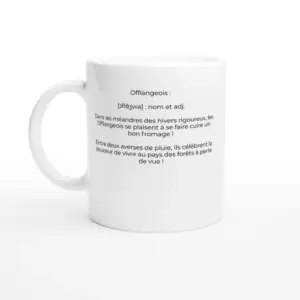 Mug "Offlangeois : amateurs de fromages et de brouillard !" (Offlanges 39290)