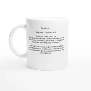 Mug "Berche : fiers comme des châteaux et verts comme nos forêts !" (Berche 25420)