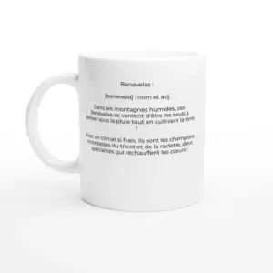 Mug "Benevelas : danseurs sous la pluie et champions du fromage !" (Burnevillers 25470)