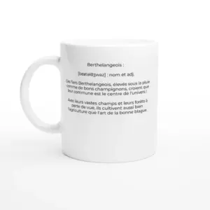 Mug "« berthelange, capitale des champignons et des rires »" (Berthelange 25410)