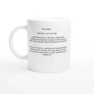 Mug "Piroulets : champions de la pluie et de la fête!" (Pirey 25480)