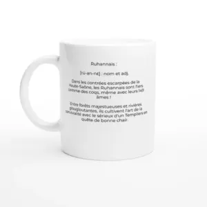 Mug "Ruhannais : les fiers montagnards de la haute-saône !" (Ruhans 70190)