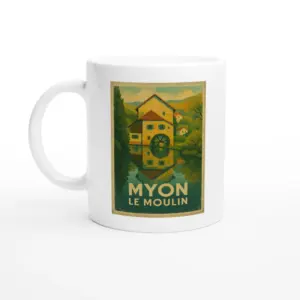 Mug Le moulin De Myon au crépuscule