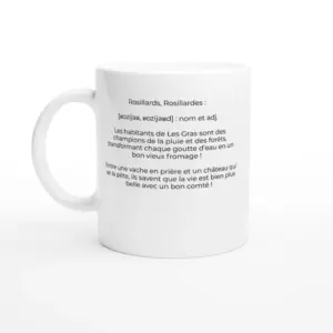 Mug "Les gras : terre de rosillards et de fromage" (Les Gras 25790)